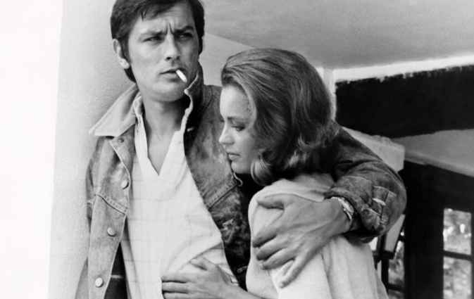 الممثل الفرنسي آلان ديلون