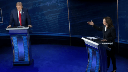 مناظرة هاريس وترامب