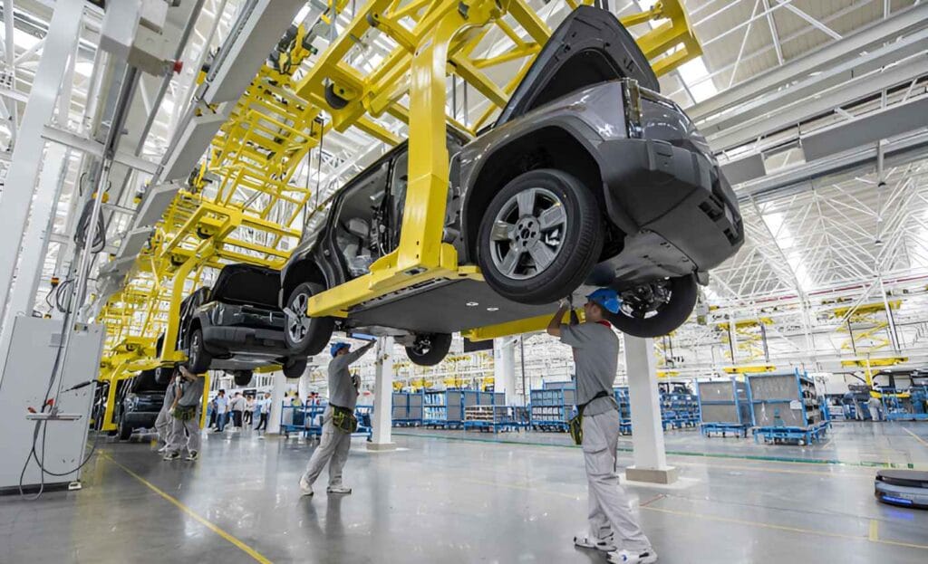 النشاط الصناعي في الصين