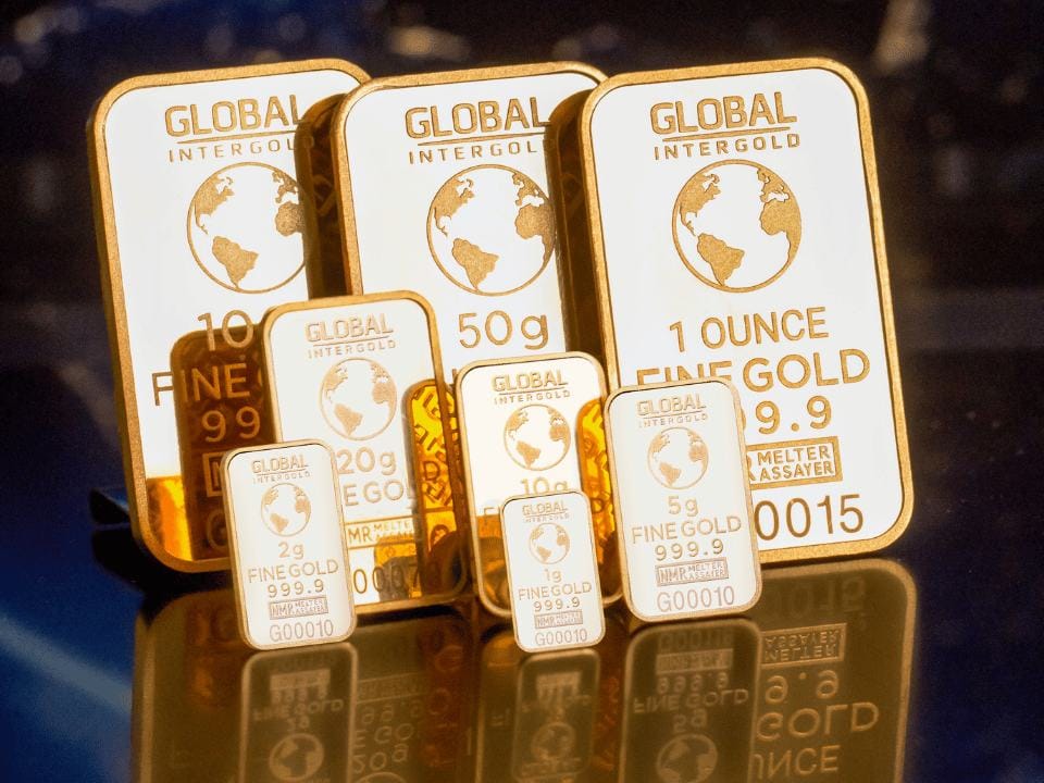 أسعار الذهب في المعاملات الفورية