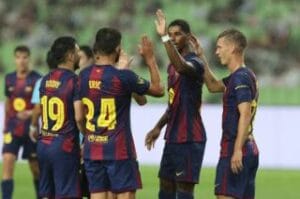 موعد مباراة برشلونة ضد كومو